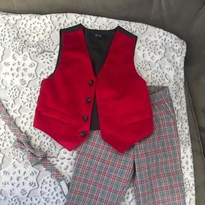 3 piece Nautica Suit, velvet, 2T boys